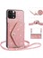 Üçgen Kickstand Kart Sahibi Apple iPhone 11 Pro Max Pu Deri+Tpu Glittery Powder Telefon Kapağı Için Telefon Kılıfı (Yurt Dışından) 4