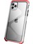 Apple iPhone 11 Profesyonel Temsilli Cam Panel Kılıfı 3 Parçalı Tasarım Şok Geçirmez Metal Çerçeve Telefon Kapak Silver/kırmızı (Yurt Dışından) 1