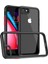 Apple iPhone 6/6s 9h Sertlik Için Temperli Cam+Mat Tpu Çerçeve Telefon Kılıfı Damla Geçirmez Şeffaf Kapak Black (Yurt Dışından) 1