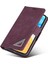 Apple iPhone 11 Her Şey Dahil Koruma Cüzdanı Pu Deri Deri Flip Cep Telefon Kapağı Stand-Wine Red ile (Yurt Dışından) 4