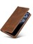 Apple iPhone 11 Pro Max Için Cep Telefonu Kapağı, Rfıd Engelleme Manyetik Otomatik Kapanış Pu Deri Telefon Cüzdan Kılıf Stand-Brown (Yurt Dışından) 4