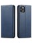 Apple iPhone 11 Pro Telefon Standı Için Işletme Stili Buzağı Doku Cüzdan Manyetik Deri Telefon Kapak Mavisi (Yurt Dışından) 2