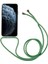 Ayarlanabilir Kordon Yeşili ile Apple iPhone 11 Pro Şeffaf Telefon Kılıfı Için Tpu+Akrilik Arka Kapak (Yurt Dışından) 3