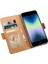 Apple iPhone Se Anti-Drop Telefonu Flip Deri Kasa Manyetik Kapanma Cüzdanı Stand Renk Ekleme Telefon Kapağı (Yurt Dışından) 2