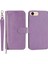 Apple iPhone Se Stand Cüzdan Folio Flip Cep Telefon Kılıfı Zipper Cep Pu Deri Deri Manyetik Telefon Kabuğu Uzun Kısa Kayışlar (Yurt Dışından) 1