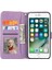 Apple iPhone Se Stand Cüzdan Folio Flip Cep Telefon Kılıfı Zipper Cep Pu Deri Deri Manyetik Telefon Kabuğu Uzun Kısa Kayışlar (Yurt Dışından) 4