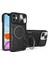 Apple iPhone 11 Slide Camera Lid Anti-Drop Kapak Pc+Tpu Telefon Kılıfı ile Rotatable Kickstand-Black (Yurt Dışından) 1