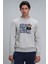 Bud Erkek Sweatshirt Gri 1