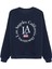 Baskı Detaylı Sweatshirt Lacivert 1