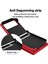 Samsung Galaxy Z Flip3 5g Yüzük Kickstand Case Rfıd Engelleme Çoklu Kart Yuvası Deri+Pc Kapağı (Yurt Dışından) 5