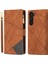 Samsung Galaxy Z Fold5 5g Cüzdan Flip Pu Pu Deri Çizgiler Baskılı Fermuar Cep Stand Telefon Kapağı (Yurt Dışından) 1