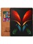 Samsung Galaxy Z Fold5 5g Cüzdan Flip Pu Pu Deri Çizgiler Baskılı Fermuar Cep Stand Telefon Kapağı (Yurt Dışından) 4