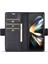 Samsung Galaxy Z Fold4 5g Deri Cüzdan Kılıfı Stand Karbon Fiber Doku Telefon Kapağı (Yurt Dışından) 2