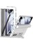 Samsung Galaxy Z Fold5 5g Kickstand Pc+Deri Telefon Kabuğu Kalem Yuvası Manyetik Menteşe Kapağı (Yurt Dışından) 1