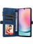 Samsung Galaxy A24 4g Fermuarı Cep Katlanabilir Stand Cüzdan Deri Kılıf Telefon Kapağı Kayış (Yurt Dışından) 2