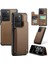 Samsung Galaxy S20 Ultra Rfıd Engelleme Kart Tutucu Pu+Tpu Kickstand Telefon Kapağı (Yurt Dışından) 1