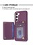 Samsung Galaxy S23+ Telefon Kılıfı Kart Tutucu Çubuğu Pu Deri Kaplamalı Tpu Arka Kapak (Yurt Dışından) 4