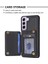 Samsung Galaxy S21 Fe 5g Anti-Drop Deri Kaplamalı Tpu Kapak Telefon Kılıfı Kart Tutucu Kickstand (Yurt Dışından) 4