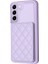 Samsung Galaxy S21 Fe 5g Anti-Drop Deri Kaplamalı Tpu Kapak Telefon Kılıfı Kart Tutucu Kickstand (Yurt Dışından) 1