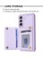 Samsung Galaxy S21 Fe 5g Anti-Drop Deri Kaplamalı Tpu Kapak Telefon Kılıfı Kart Tutucu Kickstand (Yurt Dışından) 4