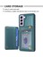 Samsung Galaxy S21 Fe 5g Anti-Drop Deri Kaplamalı Tpu Kapak Telefon Kılıfı Kart Tutucu Kickstand (Yurt Dışından) 4