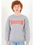 Erkek Çocuk Gri Renkli Houston Baskılı Sweatshirt 4