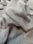 Jwk Fabrics Gri Renk Keten Foldet Tül Kumaşı 2.5 Metre (250X300) 1