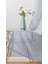 Jwk Fabrics Gri Renk Keten Foldet Tül Kumaşı 2.5 Metre (250X300) 3