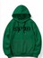 Büyük Beden Kapüşonlu Telepathy Baskılı Pamuk Oversize Erkek Sweatshirt 1