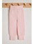 Lastik Detaylı Çocuk Tayt Pembe 1