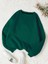 Düz Bisiklet Yaka Sweatshirt 1