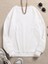 Kadın Düz Bisiklet Yaka Sweatshirt 1