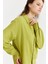 Yeşil Oversize Keten Gömlek K 5