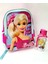 Barbie Ilkokul Çantası Barbie-Barbie Plastik Matara Seti 1