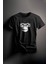 Unisex Baskılı Siyah Tişört Monkey Xl 1