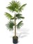 Yapay Ağaç Fanpalm 8yaprak 85*45CM Yelpaze Palmiye Siyah Aleminyum Saksı 2