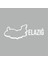 Elazığ Harita Araba Sticker Beyaz 18X7 cm 1