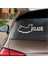Elazığ Harita Araba Sticker Beyaz 18X7 cm 2