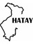 Hatay Harita Araba Sticker Siyah 15X18 cm 1