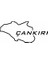 Çankırı Harita Araba Sticker Siyah 17X13 cm 1
