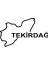 Tekirdağ Harita Araba Sticker Siyah 18X11 cm 1