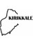 Kırıkkale Harita Araba Sticker Siyah 17X14 cm 1