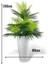 Yapay Çiçek Areka Salon Bitkisi Beyaz Uzun Kumsal Vazoda 130CM 45YAPRAK 2