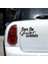 Sen De Onlar Gibisin Araba Sticker Siyah 15X8 cm 2