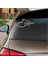 Tokat Harita Araba Sticker Beyaz 18X9 cm 2