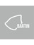 Bartın Harita Araba Sticker Beyaz 17X11 cm 1