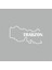 Trabzon Harita Araba Sticker Beyaz 18X10 cm 1