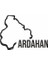 Ardahan Harita Araba Sticker Siyah 18X13 cm 1