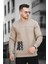 Trc 2173 Üç İplik Şardonlu Kuru Kafa Baskılı Cep Detaylı Erkek Sweatshirt 2