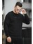 Trc 2737 Üç İplik Şardonlu Kabartma Baskılı Bisiklet Yaka Erkek Sweatshirt 1
